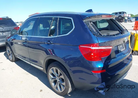 2017 BMW X3 xDrive28I z USA, uszkodzony, nr VIN 5UXWX9C59H0T05427